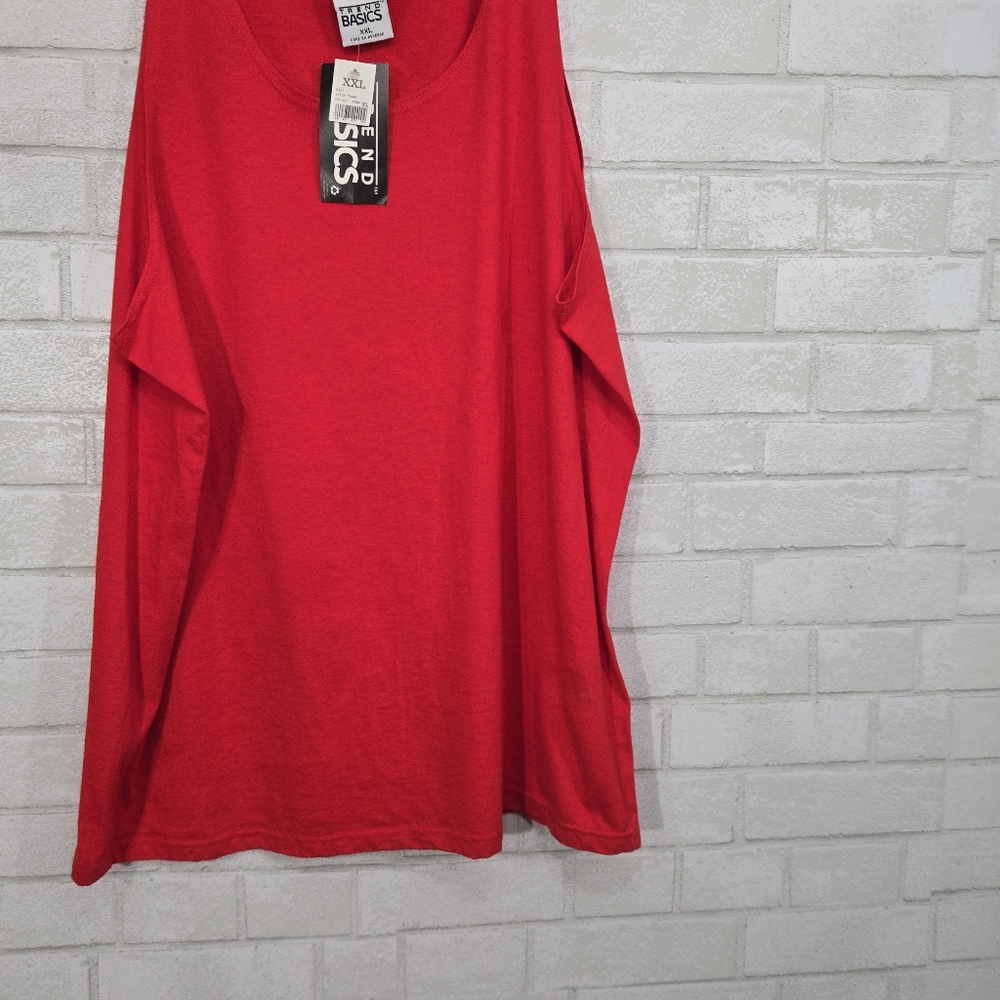 Vintage Trend Basics NWT red tank - Picture 3 of 10